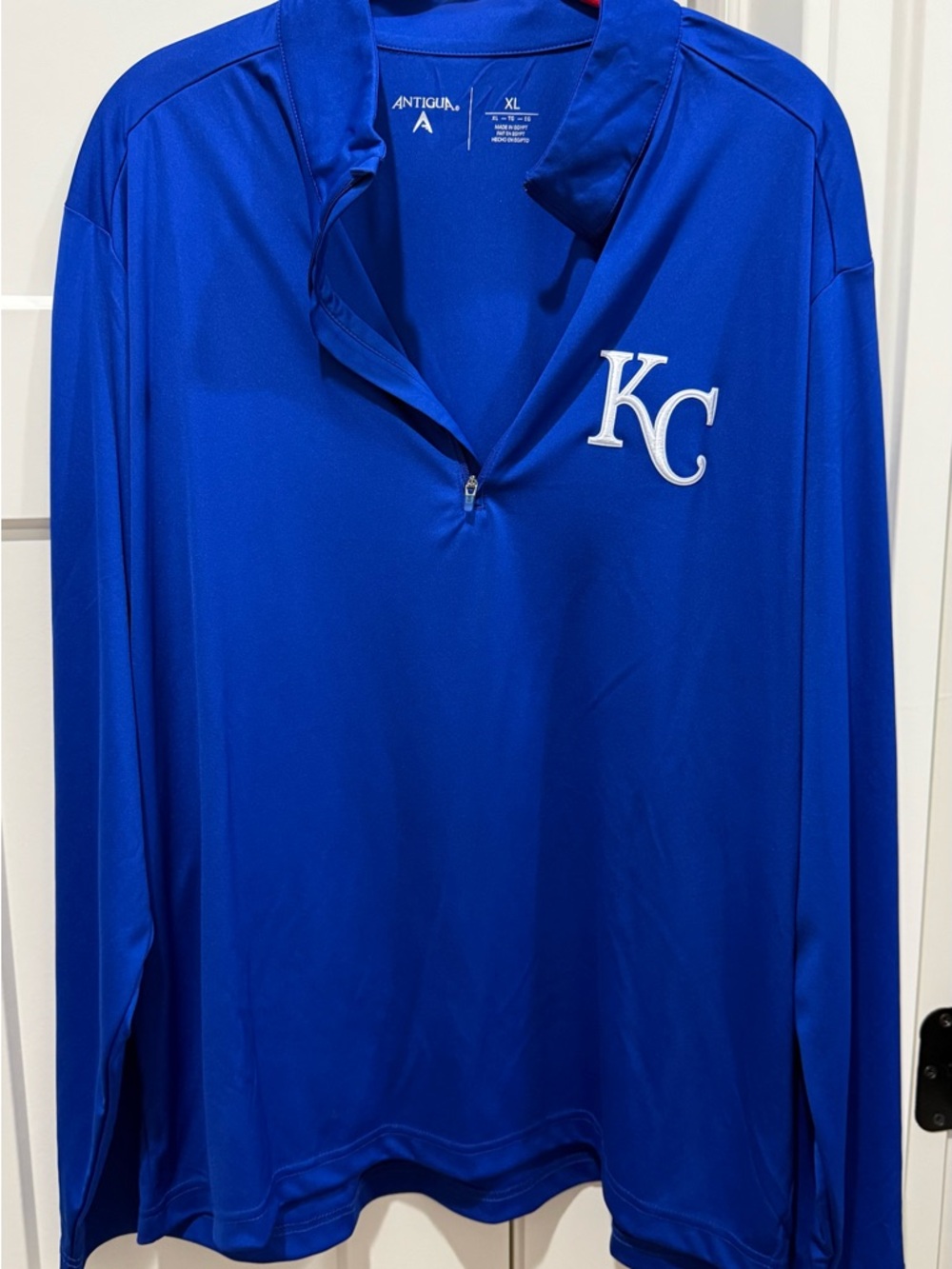 Antigua Royal Blue Performance Pullover - XL